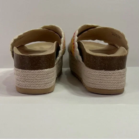 Dirty Laundry Plays Platform Crochet Espadrille Sandals - multi, size 6/36.5 - Picture 6 of 13